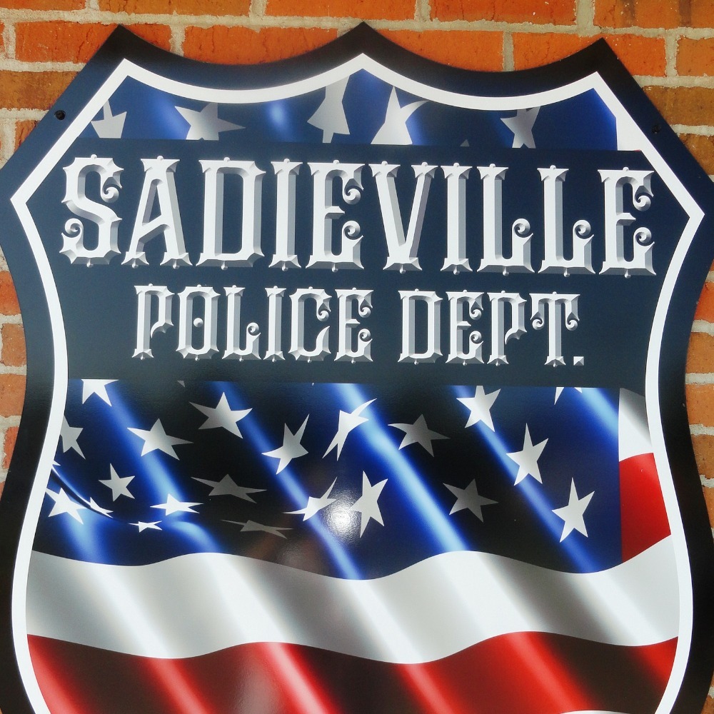 Sadieville Police Dept Sign